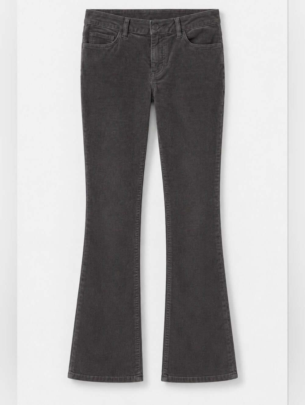 St. John's Bay Dark Grey Corduroys 14 Petite